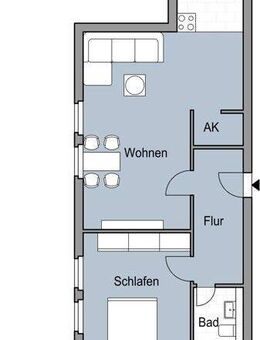 Leipzig Lindenau-2 Zimmer Wohnung mit offener Küche - Leipzig