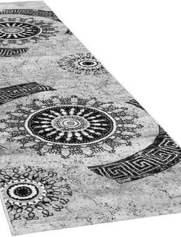 Paco Home Läufer Tibesti 447, rechteckig, Höhe: 15 mm, Kurzflor Teppichläufer, gewebt, Ornamente in dezenten Farbtönen