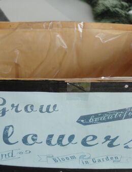 Pflanzentopf "Grow Flowers" mit Innenfolie 29 x 17,5 cm - Köln