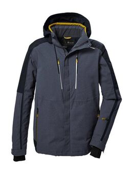 Killtec Skijacke KSW 69 MN SKI JCKT Atmungsaktive, wasserdichte Skijacke mit abnehmbarer Kapuze
