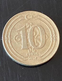 Münze Münzen Umlaufmünze Türkei 10 Kurus 2014 - Alzey