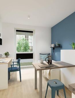 Smartes 1-Zimmer-Apartment für Studierende im Quartillion Wiesbaden - Wiesbaden