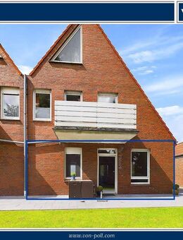 Barrierefreie 4-Raum Wohnung mit Sonnenterrasse in ruhiger Lage von Wittmund-Altfunnixsiel! - Wittmund