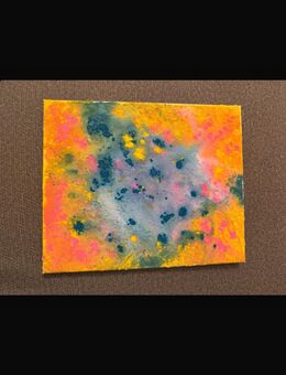 Gemälde „Im Fluss der Farben“ - Waldems