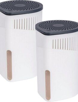 WENKO Luftentfeuchter Drop, für 80 m³ Räume, 2 x 1000g