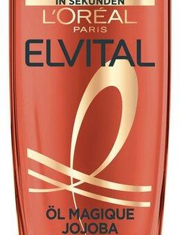L'ORÉAL PARIS Haarshampoo L'Oréal Paris Elvital Öl Magique Jojoba Shampoo, Packung, 6-tlg., Für sehr trockenes Haar, kraftvolle Formel mit Jojoba-Öl.