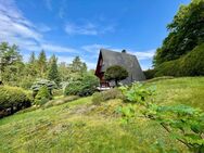 Idyllisches Ferienhaus im Finnhüttenstil im schönen Geratal zu verkaufen! - Gräfenroda