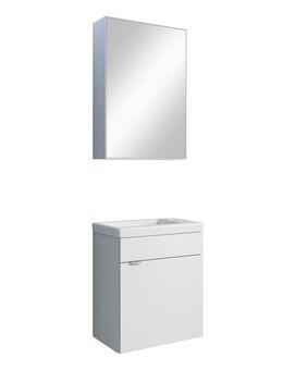 2 tlg. Badmöbel Set Waschplatz inkl. Spiegelschrank Weiss Retoure - Herford (Hansestadt)