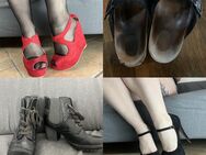 Socken und Schuhe von Goth BBW - Schlappen, High Heels, Stiefel und mehr - Wiesbaden