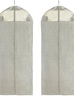 WENKO Kleidersack Modell Balance (Set, 2 St) 60 x 180 cm, lang, atmungsaktiv, mit Reißverschluss & Sichtfenster