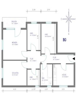RenovierungsbedÃ¼rftige, familiengerechte 5-Zimmer-Wohnung mit SÃ¼dbalkon - Bodenwerder (Münchhausenstadt)
