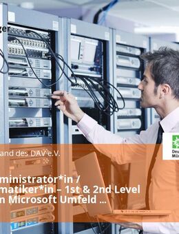 Systemadministrator*in / Fachinformatiker*in – 1st & 2nd Level Support im Microsoft Umfeld (m/w/d) - München