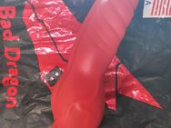 Neuwertiger Bad Dragon Fantasy Dildo mit integriertem Schlauch für Kunstsperma,Saugnapf und Originalverpackung (Austin the Fox, Large) - Sankt Leon-Rot