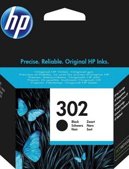 HP 302 Tintenpatrone (original Druckerpatrone 302 schwarz)