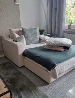 Wohnlandschaft, Polstergarnitur, Sofa, Couch beige - Herdecke
