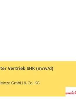 Verkaufsleiter Vertrieb SHK (m/w/d) - Ainring