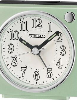 Seiko Quarzwecker QHE197M Wecker, Reisewecker, Schlafzimmer, Leuchtzeiger, Piepalarm