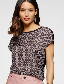 Laura Scott Shirtbluse aus glänzendem Satin