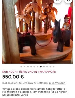 weihnachtspyramide alt antik pyramide holz grippe mühle - Güstrow