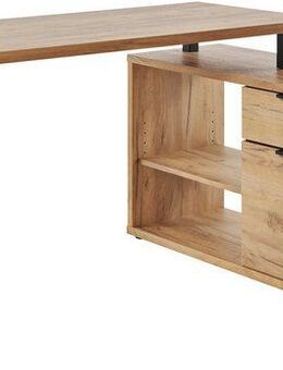 Jahnke Schreibtisch X-TRA C 145 E (1-St), Eckschreibtisch, wechselseitig montierbar, X-Gestell