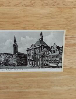 Ansichtskarte-AK-666-Düren im Rheinland. Marktplatz mit Annakirche. - Nörvenich