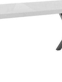 Paroli Esstisch Ixus, Breite 140, 160 oder 180 cm, mit X-Gestell aus Metall in schwarz