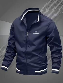 Camp David Jacke Emblem Größe XL Blau - Viernheim