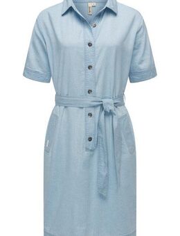 Ragwear Jeanskleid Rozyna Denim Midikleid in Denim-Optik mit Haifisch-Kragen