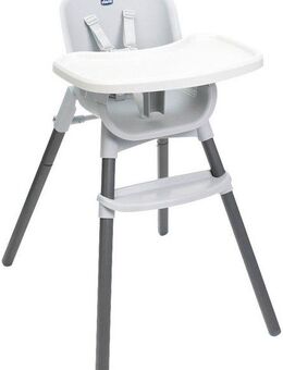 Chicco Hochstuhl Zest Plus Wooden Grey, mit abnehmbarem Tablett
