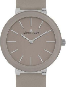 Jacques Lemans Quarzuhr Monaco 42-9C, Armbanduhr, Damenuhr, Crystexglas, Lederarmband