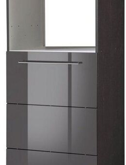 KOCHSTATION Backofen/Kühlumbauschrank KS-Wien Breite 60 cm, Höhe 165 cm, Türanschlag wechselbar