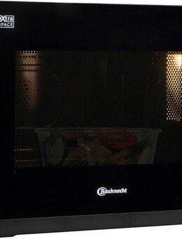 BAUKNECHT Mikrowelle MF 258 B, Grill, Heißluft, Mikrowelle, 25 l, intelligente Technologie ohne Drehteller