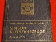 SIMSON KLEINFAHRZEUGE, Betriebsanleitung, Ausgabe 1972 - Jena