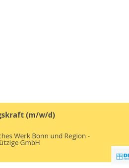 Verwaltungskraft (m/w/d) - Bonn