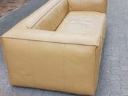 ~ Freistil Rolf Benz Ledersofa in Beige – Moderne Sofa Couch - Überlingen Zentrum