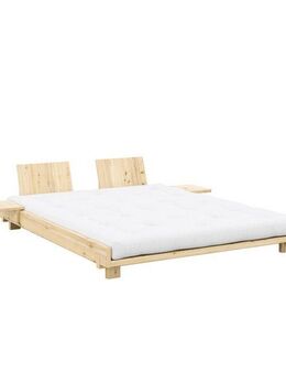 Karup Design Bettgestell Social Bed, Bett mit oder ohne verstellbares Zubehör, ohne Matratze, Bett wahlweise mit oder ohne Rückenlehnen und Ablagen. Ohne Matratze