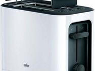 Braun Toaster HT 3010 WH, 2 kurze Schlitze, für 2 Scheiben, 1000 W
