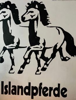 Islandpferdeschild aus Eisen - Weil (Rhein) Zentrum