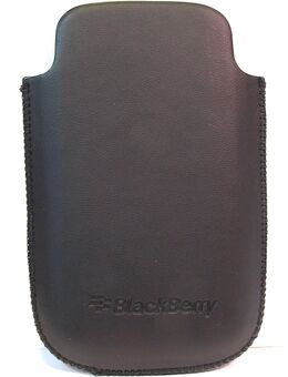 Original BlackBerry Lederetui Schutzhülle für BlackBerry - schwarz - neu - Biebesheim (Rhein)