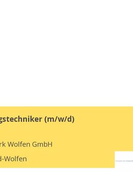 Anwendungstechniker (w/m/d) - Bitterfeld-Wolfen
