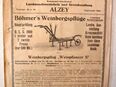 Karl Böhmer Landmaschinenfabrik Alzey, alte Werbung, 1927 in 01099