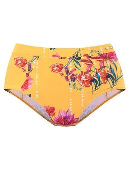 Sunseeker Highwaist-Bikini-Hose Modern mit floralem Design
