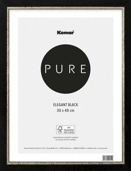 Komar Bilderrahmen Elegant, Echtholzrahmen mit hochtransparentem Acrylglas