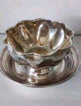 GORHAM Sterling Silber Antik-Schale mit Unterteller Gewicht 147g - Halle (Saale)