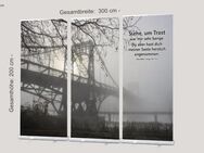 Roll-Up Display "KW-Brücke im Nebel" - Als Trauerfeier-Deko Trauerhalle, Bestatter, Bestattung - Wilhelmshaven