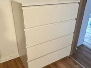 ► MALM Kommode mit 4 Schubladen, weiß, 80x100 cm ◄ - Titisee-Neustadt