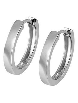Firetti Paar Creolen Schmuck Geschenk Silber 925 Klappcreole glänzend