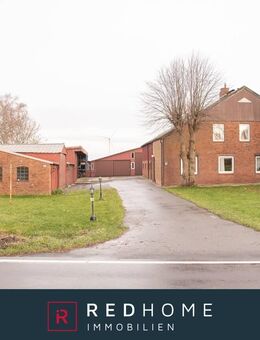 Gepflegter Resthof mit vielen Nebengebäuden auf großem Grundstück - Landscheide
