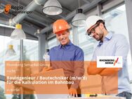Bauingenieur / Bautechniker (m/w/d) für die Kalkulation im Bahnbau - Berlin