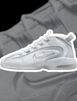 Nike Air Max Penny 1 White Pure Platinum Größe 42 - Wiehl